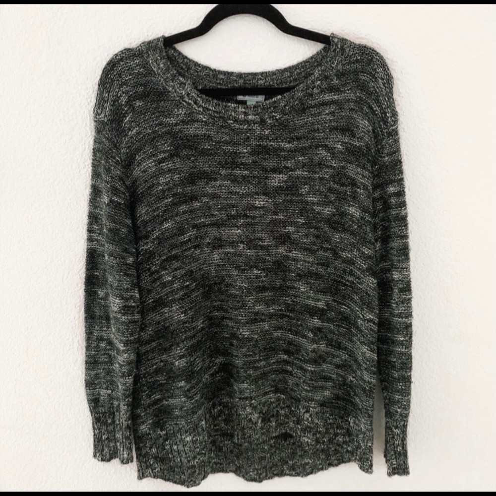 susina grey speckled sweater